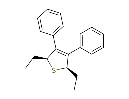 cis-2,5-diethyl-3,4-diphenyl-2,5-dihydrothiophene