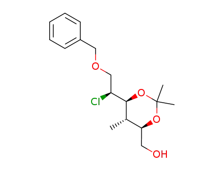 [(4R,5S,6S)-6-((S)-2-Benzyloxy-1-chloro-ethyl)-2,2,5-trimethyl-[1,3]dioxan-4-yl]-methanol