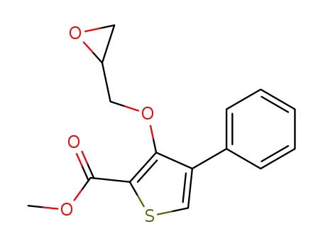 methyl 3-(2,3-epoxy)propoxythiophene-4-phenyl-2-carboxylate