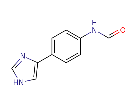 Molecular Structure of 89250-13-5 (N-[4-(3H-imidazol-4-yl)phenyl]formamide)