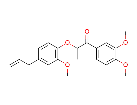 1-Propanone,
1-(3,4-dimethoxyphenyl)-2-[2-methoxy-4-(2-propenyl)phenoxy]-