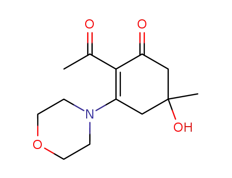 2-Acetyl-5-hydroxy-5-methyl-3-morpholino-2-cyclohexenon