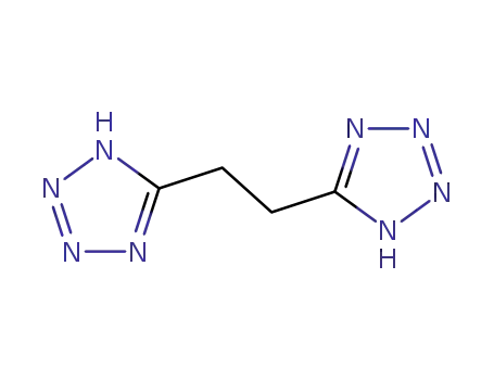 Molecular Structure of 26670-16-6 (1,2-Bis-(5-tetrazolyl)-ethane)