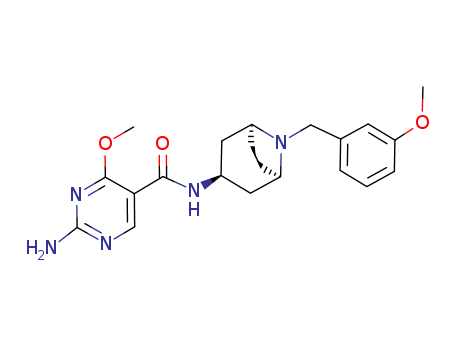 2-AMINO-4-METHOXY-N-[8-[(3-METHOXYPHENYL)METHYL]-8-AZABICYCLO[3.2.1]OC T-3-YL]PYRIMIDINE-5-CARBOXAMIDE