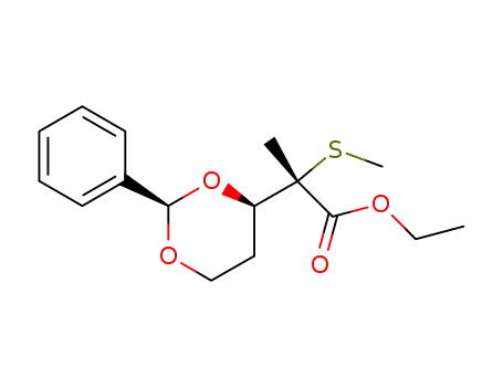 ethyl (2S,3R)-3,5-[(R)-benzylidenedioxy]-2-methyl-2-methylthiopentanoate