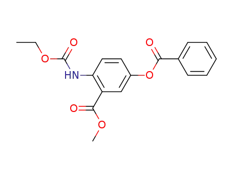 methyl 5-benzoyloxy-2-ethoxycarbonylamino-benzoate