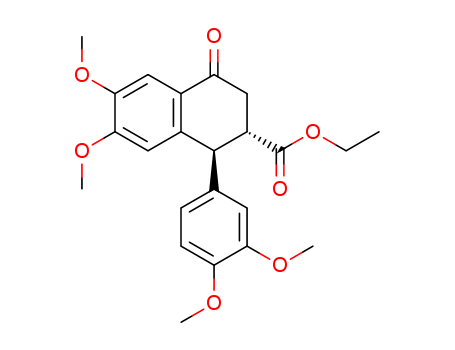 2-Naphthalenecarboxylicacid, 1-(3,4-dimethoxyphenyl)-1,2,3,4-tetrahydro-6,7-dimethoxy-4-oxo-, ethylester cas  88354-19-2