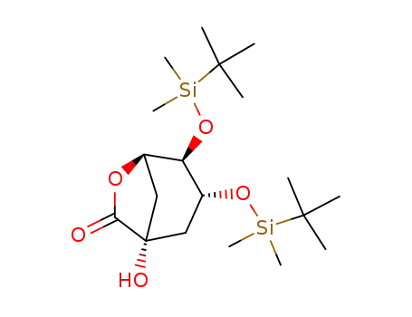 (1R,3R,4R,5R)-3,4-Bis<(tert-butyldimethylsilyl)oxy>-1-hydroxy-6-oxabicyclo<3.2.1>octan-7-one