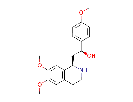 (1S)-1-(4-methoxyphenyl)-2-<(1R)-1,2,3,4-tetrahydro-6,7-dimethoxy-1-isoquinolyl>ethanol