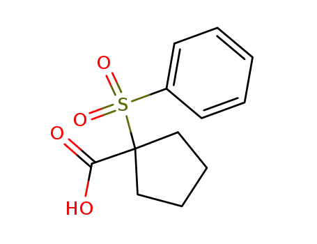 1-(Phenylsulfonyl)cyclopentanecarboxylic acid