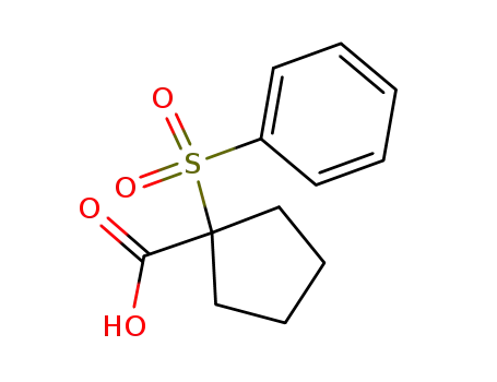 1- (페닐 설 포닐) 사이클로 펜탄 카복실산
