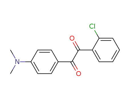 Molecular Structure of 68289-15-6 (Ethanedione, (2-chlorophenyl)[4-(dimethylamino)phenyl]-)