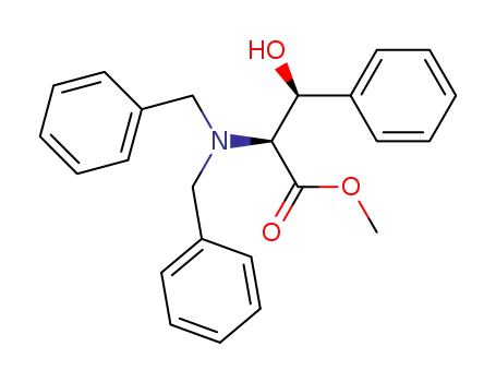 (2S,3S)-2-Dibenzylamino-3-hydroxy-3-phenyl-propionic acid methyl ester