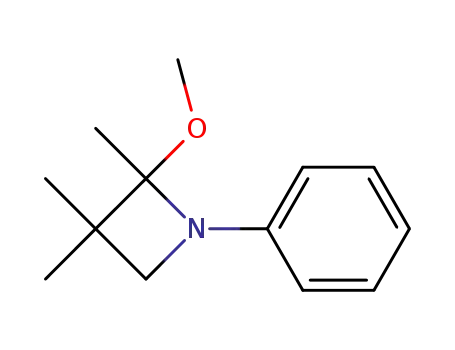 2-methoxy-2,3,3-trimethyl-1-phenylazetidine