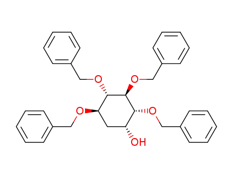 Molecular Structure of 177471-66-8 (L-1-deoxy-3,4,5,6-tetra-O-benzyl-myo-inositol)