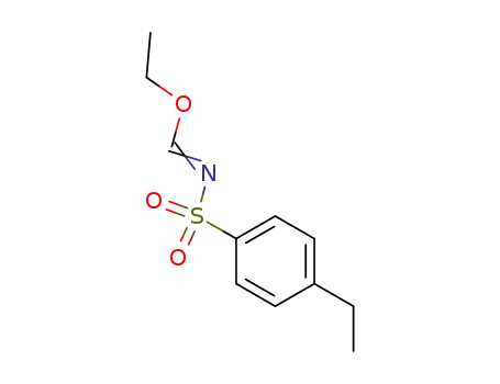 Molecular Structure of 100981-70-2 (ethyl N-p-ethylbenzene-sulphonyl-formimidate)