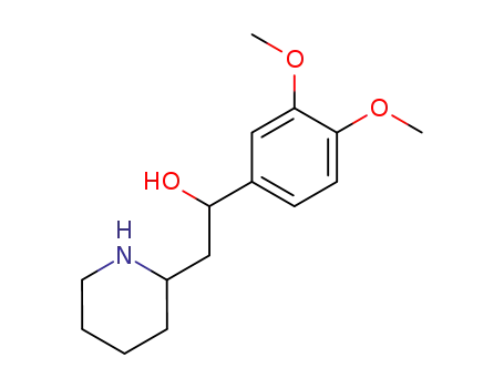 1-(3,4-dimethoxyphenyl)-2-(2-piperidyl)ethanol
