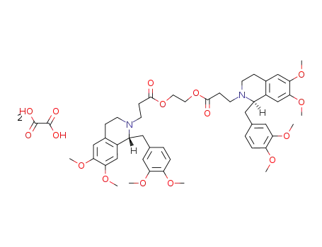 N,N'-4,7-dioxa-3,8-dioxodecylene-1,10-diyl-bis-(R)-(-)-tetrahydropapaverine dioxalate