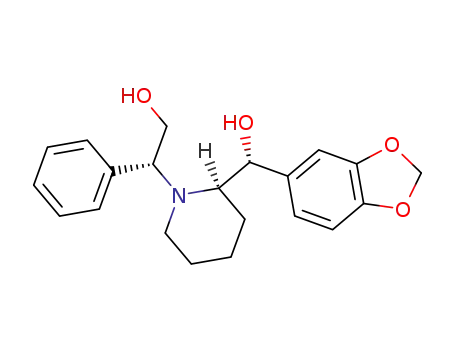 (R)-2-[(R)-2-((R)-Benzo[1,3]dioxol-5-yl-hydroxy-methyl)-piperidin-1-yl]-2-phenyl-ethanol