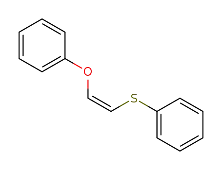 Molecular Structure of 3406-58-4 (Benzene, [(2-phenoxyethenyl)thio]-)