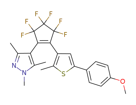 1-(1,3,5-trimethyl-1-pyrazol-4-yl)-2-[2-methyl-5-(4-methoxyphenyl)-1-thien-3-yl]perfluorocyclopentene