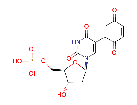 5-(4-BENZOQUINONYL)-2'-DEOXYURIDINE 5'-PHOSPHONATE