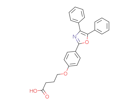 Butanoic acid, 4-[4-(4,5-diphenyl-2-oxazolyl)phenoxy]-