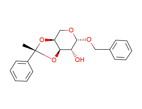 benzyl 3,4-O-(R)-(1-phenylethylidene)-β-L-arabinopyranoside