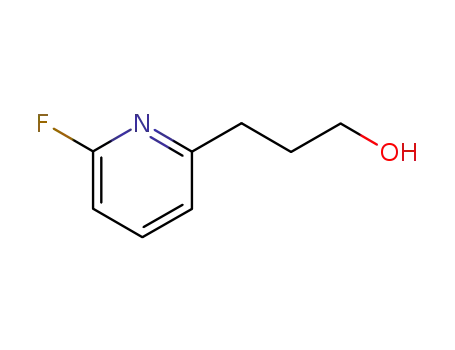 Molecular Structure of 162854-31-1 (2-Pyridinepropanol,6-fluoro-(9CI))