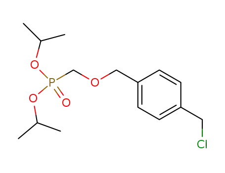 Phosphonic acid, [[[4-(chloromethyl)phenyl]methoxy]methyl]-,
bis(1-methylethyl) ester