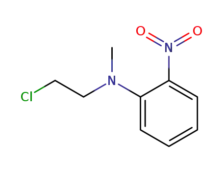 Benzenamine, N-(2-chloroethyl)-N-methyl-2-nitro-
