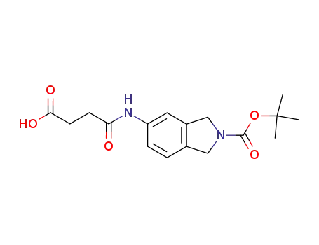 2H-Isoindole-2-carboxylic acid,
5-[(3-carboxy-1-oxopropyl)amino]-1,3-dihydro-, 2-(1,1-dimethylethyl)
ester