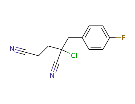 Pentanedinitrile, 2-chloro-2-[(4-fluorophenyl)methyl]-