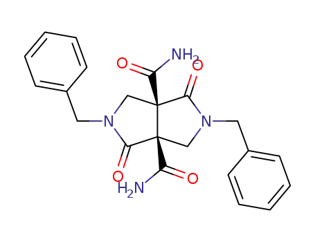 2,5-dibenzyl-3a,6a-dicarbamoyl-1,4-dioxo-octahydropyrrolo<3,4-c>pyrrole