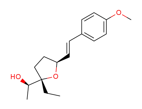 (2S,5S)-2-Ethyl-2-<(1R)-1-hydroxyethyl>-5-<(1E)-2-(4-methoxyphenyl)ethenyl>tetrahydrofuran