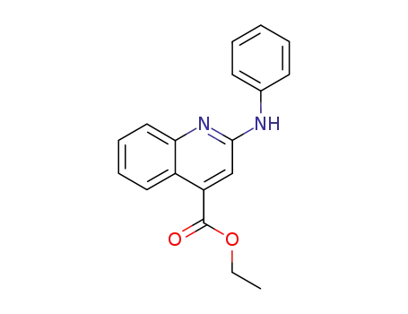 2-Phenylamino-quinoline-4-carboxylic acid ethyl ester