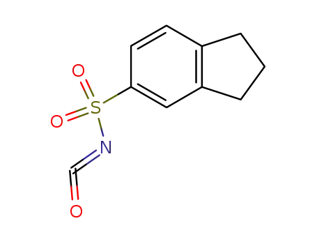1H-Indene-5-sulfonyl isocyanate, 2,3-dihydro-