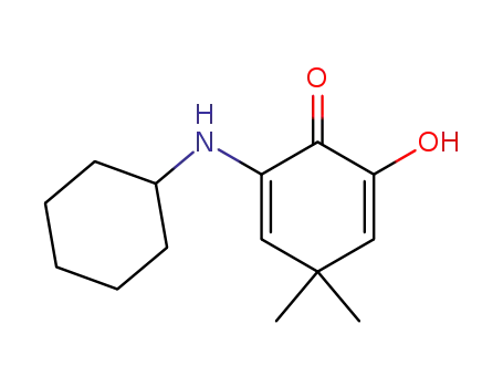 2-Cyclohexylamino-6-hydroxy-4,4-dimethyl-2,5-cyclohexadien-1-on