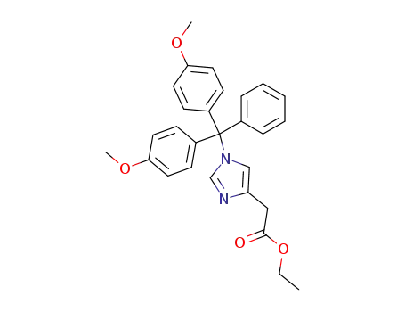 1-<Bis(4-methoxyphenyl)phenylmethyl>-1H-imidazole-4-acetic cid ethyl ester