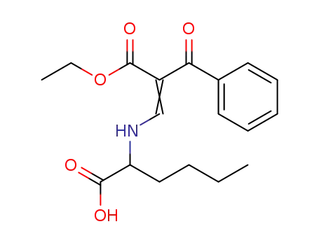 Benzenepropanoic acid, a-[[(1-carboxypentyl)amino]methylene]-b-oxo-,
monoethyl ester