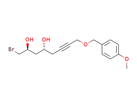 (2S,4R)-1-Bromo-8-(4-methoxy-benzyloxy)-oct-6-yne-2,4-diol