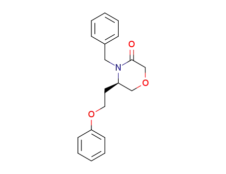 3-Morpholinone, 5-(2-phenoxyethyl)-4-(phenylmethyl)-, (R)-