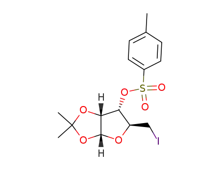 5-deoxy-5-iodo-1,2-O-isopropylidene-3-O-p-tolylsulfonyl-α-D-xylofuranose