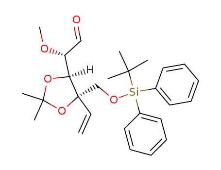 (2S,3S,4S)-4-(tert-butyldiphenylsilanyloxymethyl)-3,4-O-isopropylidenedioxy-2-methoxy-5-hexenal