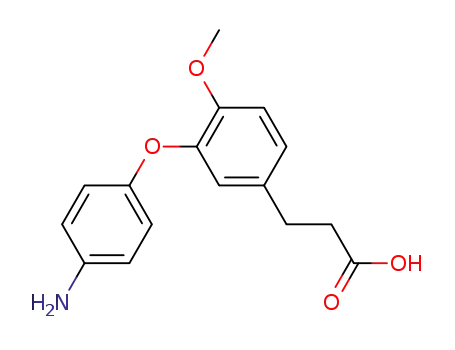 3-[3-(4-Amino-phenoxy)-4-methoxy-phenyl]-propionic acid