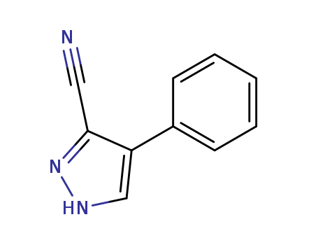 1H-Pyrazole-3-carbonitrile,4-phenyl-