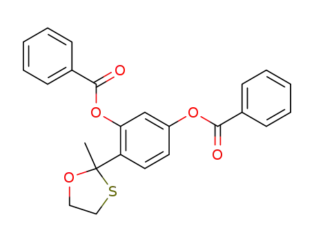 2',4'-dibenzoyloxyacetophenone ethylene hemithioketal
