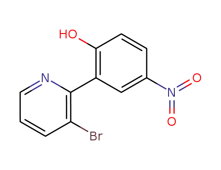 Molecular Structure of 83702-39-0 (Phenol, 2-(3-bromo-2-pyridinyl)-4-nitro-)