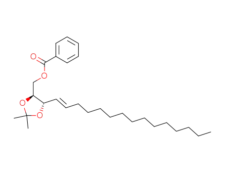 Benzoic acid (4S,5S)-2,2-dimethyl-5-((E)-pentadec-1-enyl)-[1,3]dioxolan-4-ylmethyl ester
