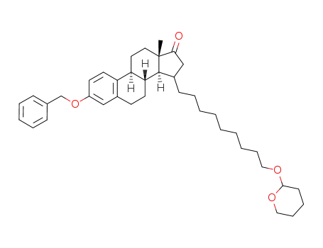 3-benzyloxy-15(α,β)-<9'-<(tetrahydro-2''H-pyran-2''-yl)oxy>-1'-nonanyl>-1,3,5(10)-estratriene-17-one